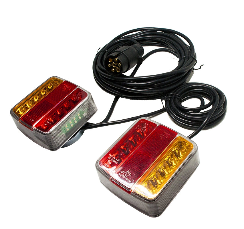 LED Achterlicht - Knipperlicht Unit - Magnetisch 2x10 LEDs LED Achterlicht - Knipperlicht Unit - Magnetisch 2x10 LEDs